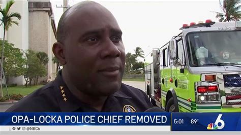 Opa Locka Police Chief Removed Nbc 6 South Florida