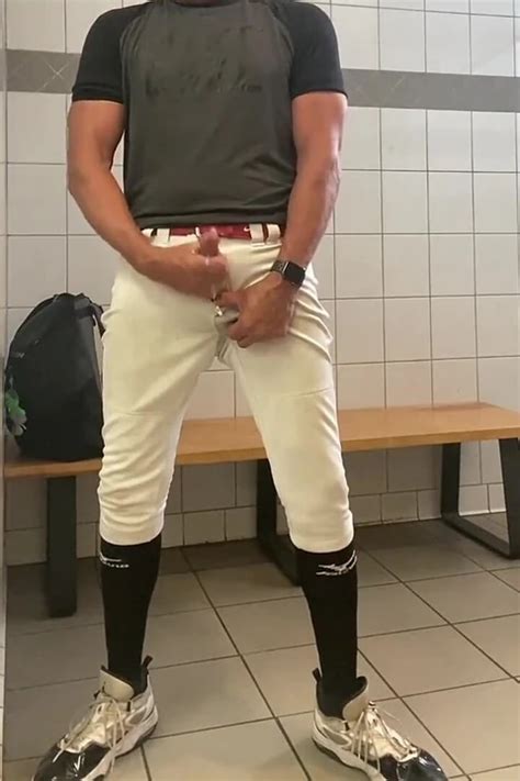 Baseball Geared Up Jockdad Shoots His Alpha Load In The Locker Room Gay Porn Xhamster