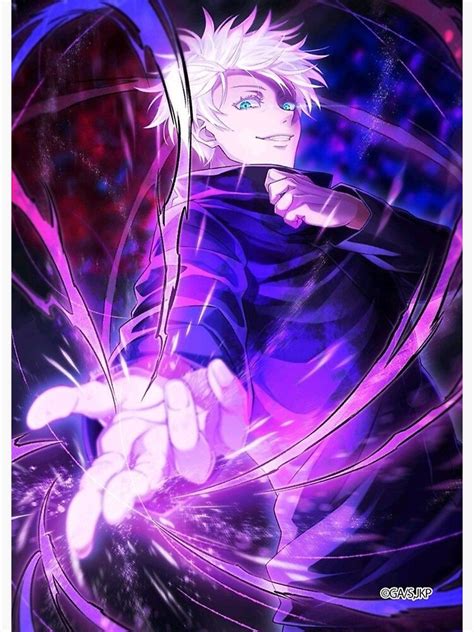 Jujutsu Kaisen Gojo Satoru Poster By Lawliet1568 Anime Cool Anime