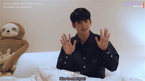 Eng Sub Ong Seong Wu 2019 TSH SPRING COLLECTION Making Film 2 YouTube