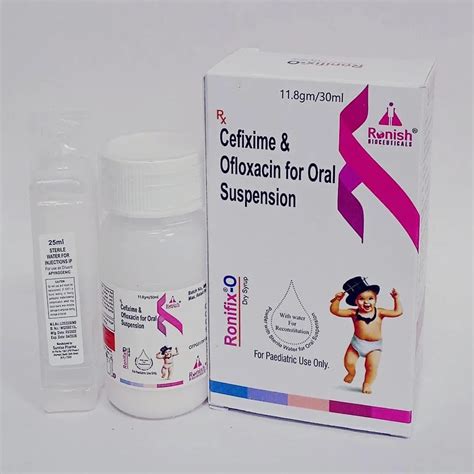 Cefixime Ofloxacin Oral Suspension At Rs Box Andharupara Malda