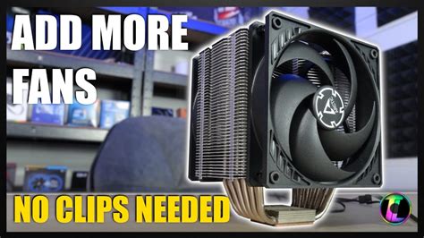 How To Add Fans To A Cpu Tower Cooler Youtube