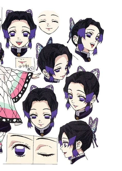 Shinobu Character Sheet Personagens De Anime Desenho De Anime Chibi