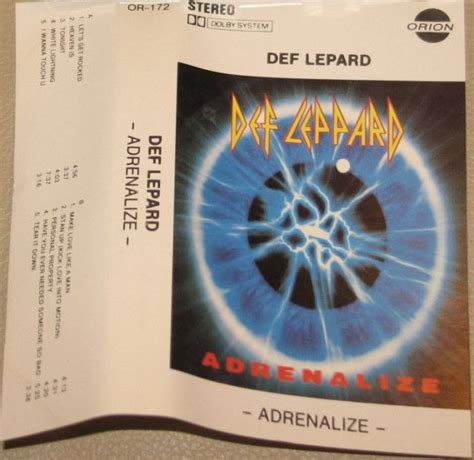 Def Leppard Adrenalize Encyclopaedia Metallum The Metal Archives