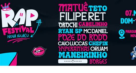 Ingressos para o Nova Iguaçu Rap Festival 2023