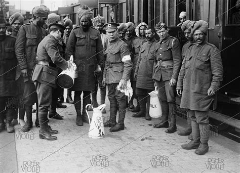 Guerre 1914 1918 Soldats indiens de l Armée anglaise en