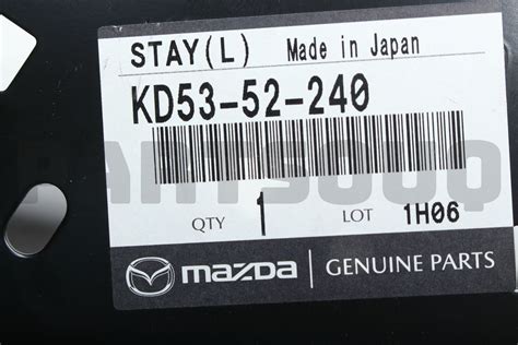 Kd Genuine Mazda Stay L Fender Kd Ebay