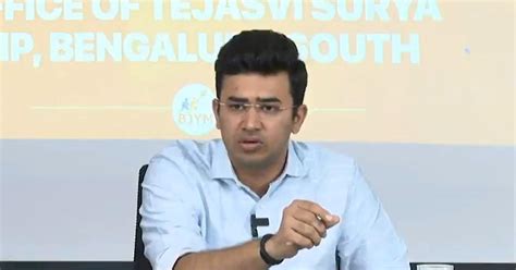 Bjp Mp Tejasvi Surya Booked For False Claims On Farmers Suicide