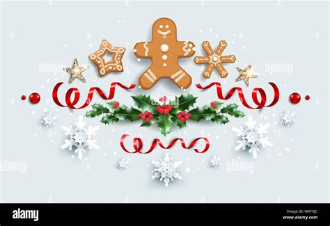 Winter festive decorations Stock Vector Image & Art - Alamy