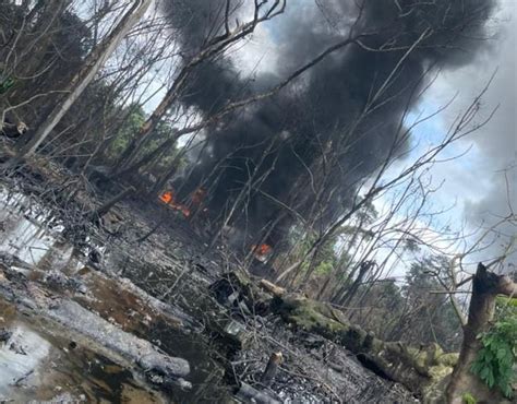 Photos Troops Destroy Illegal Refinery In Delta Vanguard News