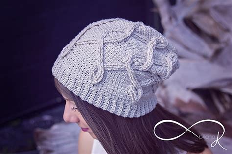 Ravelry Infinity Wheat Stitch Hat Pattern By Briana K Designs