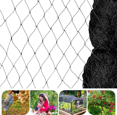 Bird Netting For Chicken Coop 50’ X 50’ Poultry Netting With 1” Square Mesh Bird