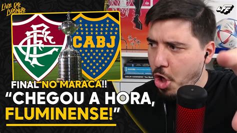 CHEGOU O MOMENTO LUISINHO PROJETA FLU X BOCA NA FINAL DA LIBERTADORES