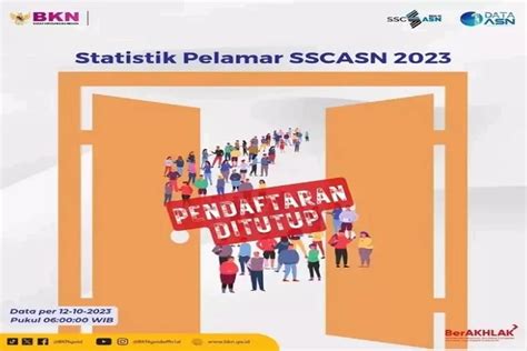 Pendaftaran Seleksi Cpns Dan Pppk 2023 Telah Ditutup Jumlah Pelamar