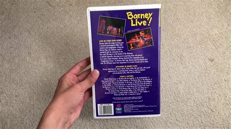 Opening To Barney Live In New York City 1994 Vhs Youtube