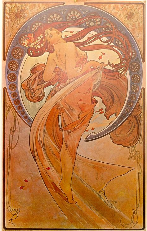 Alphonse Mucha Reprint Four Arts Dance Posters S