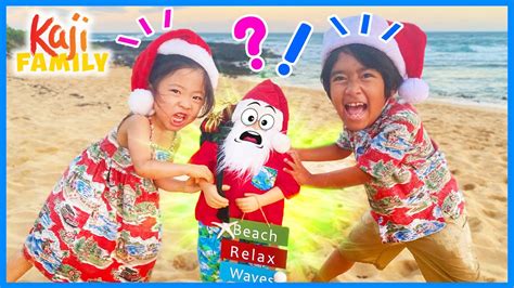 We Brought Santa To The Beach For Christmas Photos YouTube