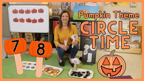 Toddler And Preschool Pumpkin Theme Circle Time Activities Youtube