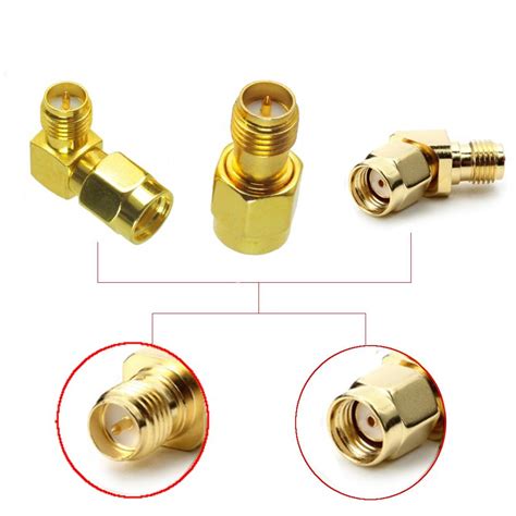 3 pcs whole set rp-sma male to rp-sma female antenna connector adapter ...