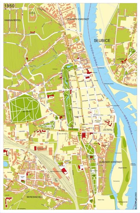 Stadtplanmappe Frankfurt Oder Von 1700 Bis Heute Stadtgeschichte Im