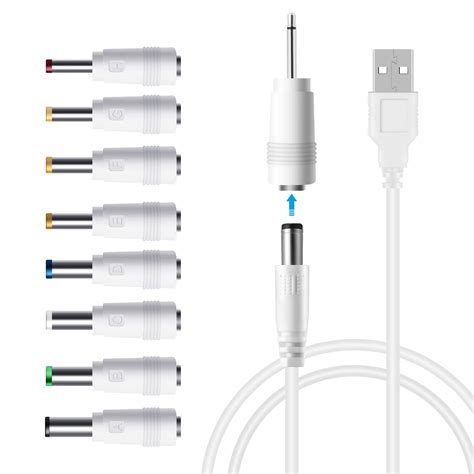 Lanmu Usb To Dc Power Cable In Universal Usb To Dc Jack Charging