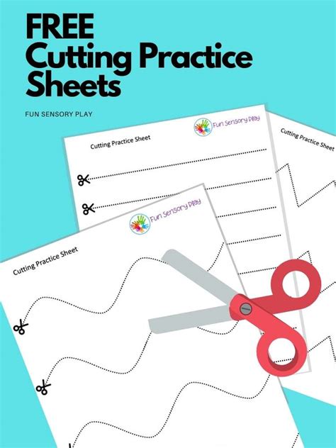 Scissor Skills Practice Free Cutting Worksheets For Fine Motor Skills