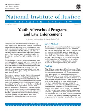 Fillable Online Ncjrs Youth Afterschool RinP National Criminal