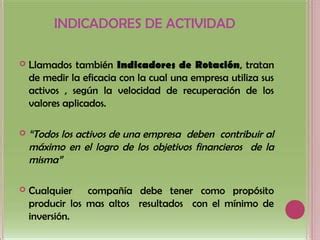 Razones O Indicadores Financieros PPT