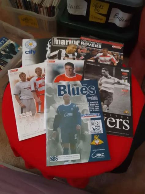 DONCASTER ROVERS X 4 Home X 3 Away Programmes 2004 2010 As Listed