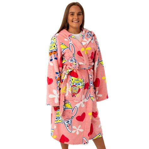 Spongebob Squarepants Womens Hooded Robe