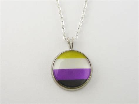 Lgbtq Necklace Queer Gay Pride Jewelry Gender And Sexual Etsy