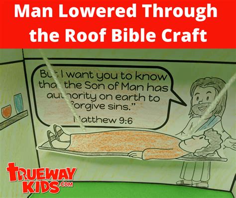 Jesus Heals And Forgives Man Lowered Through The Roof Trueway Kids