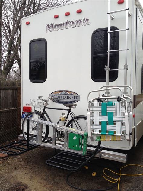 Rv Bike Rack Great For All Around Storage Rv Bike Rack Camping Rv