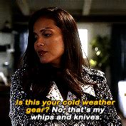 wow! look at her now. — Mazikeen in 3x03 - ”You may not have roots but...