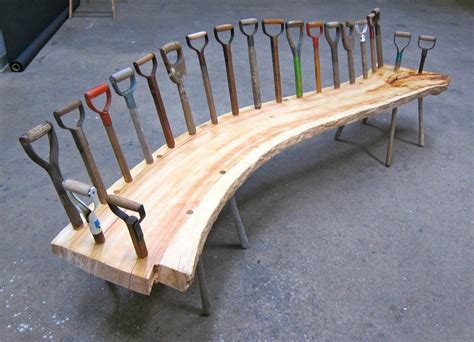 Curvy Bench Garden Furniture Recycled Furniture Recycled Projects