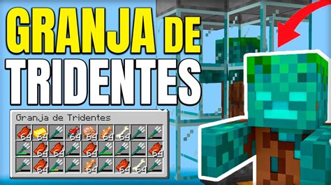 Minecraft Bedrock Granja De Tridentes 1 20 80 🔱 Minecraft Bedrock