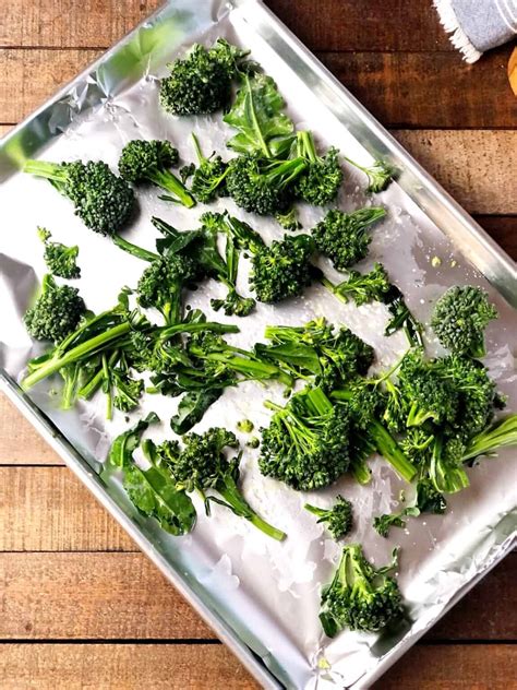 Simple Roasted Tenderstem Broccoli Broccolini • Keeping It Simple Blog