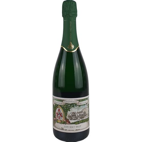 Maximin Grünhäuser von Schubert Sekt brut 2019 0 75l GW000615