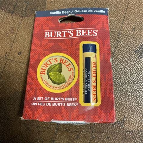 Burt S Bees Vanilla Bean Moisturizing Lip Balm Ebay