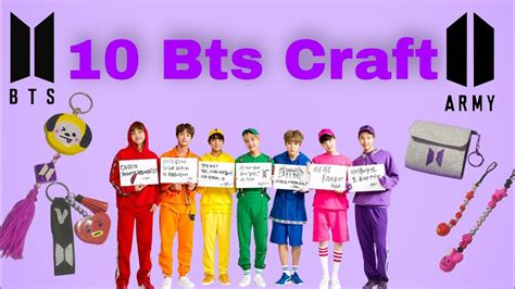 Diy Bts Easy Bts Craft At Home Bts Room Decor Bts Keychain Bts