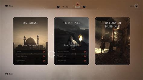 Assassin S Creed Mirage Tutorials And Database Navigation PS5