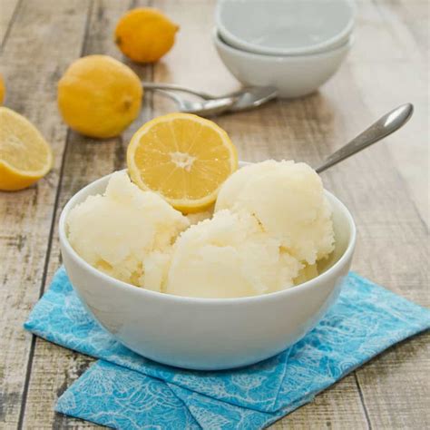 Lemon Sorbet - Sweet Pea's Kitchen