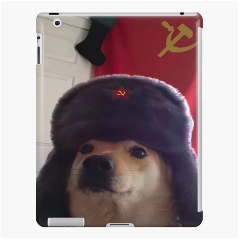 "Communist Doge-Communism Dog Meme" iPad Case & Skin for Sale by ...