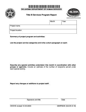 Fillable Online Okdhs Form Mp E Suoa S Oklahoma Department