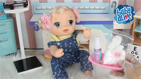 BABY ALIVE BEBÊ NINA NA SUA ROTINA DA NOITE DEPOIS DO PEDIATRA Baby