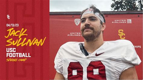 Usc Dl Jack Sullivan Spring Camp Practice No Youtube