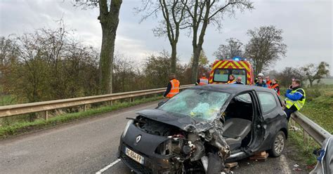 Moselle Collision entre deux véhicules à Vic sur Seille un blessé léger