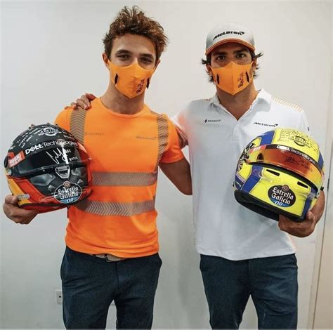 Carlos Sainz and Lando Norris