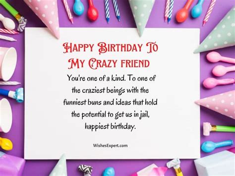 25+ Best Birthday Wishes for Crazy Friend