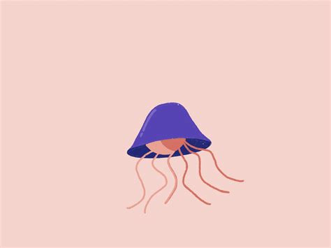 Illustration - Jellyfish Animation by Dannie GAO on Dribbble